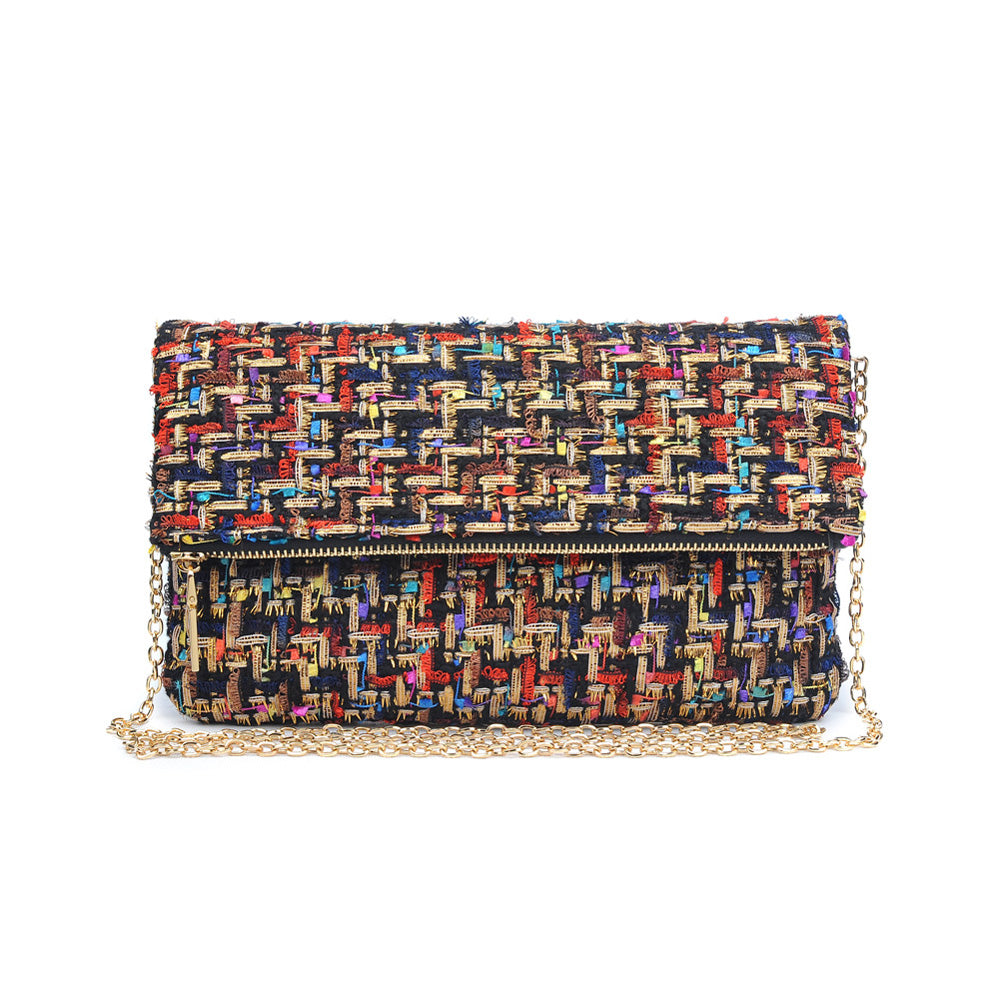 Product Image of Urban Expressions Erin Clutch 840611146694 View 1 | Black Multi
