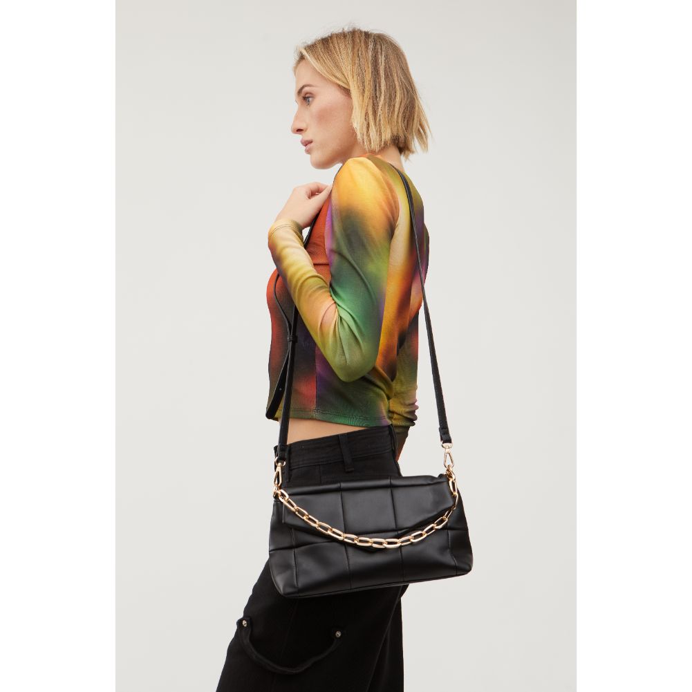 Woman wearing Black Urban Expressions Claudine Crossbody 840611113672 View 1 | Black