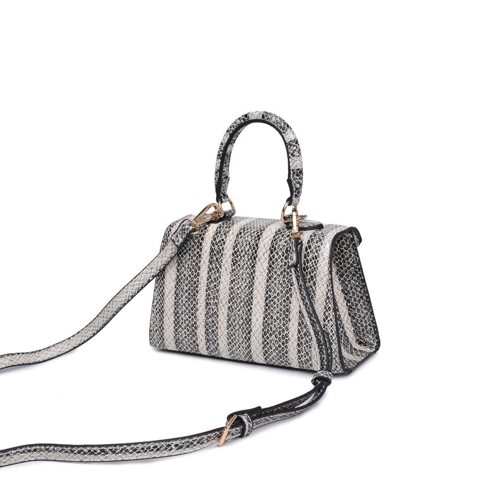 Product Image of Urban Expressions Blake Crossbody 840611174697 View 6 | Black White