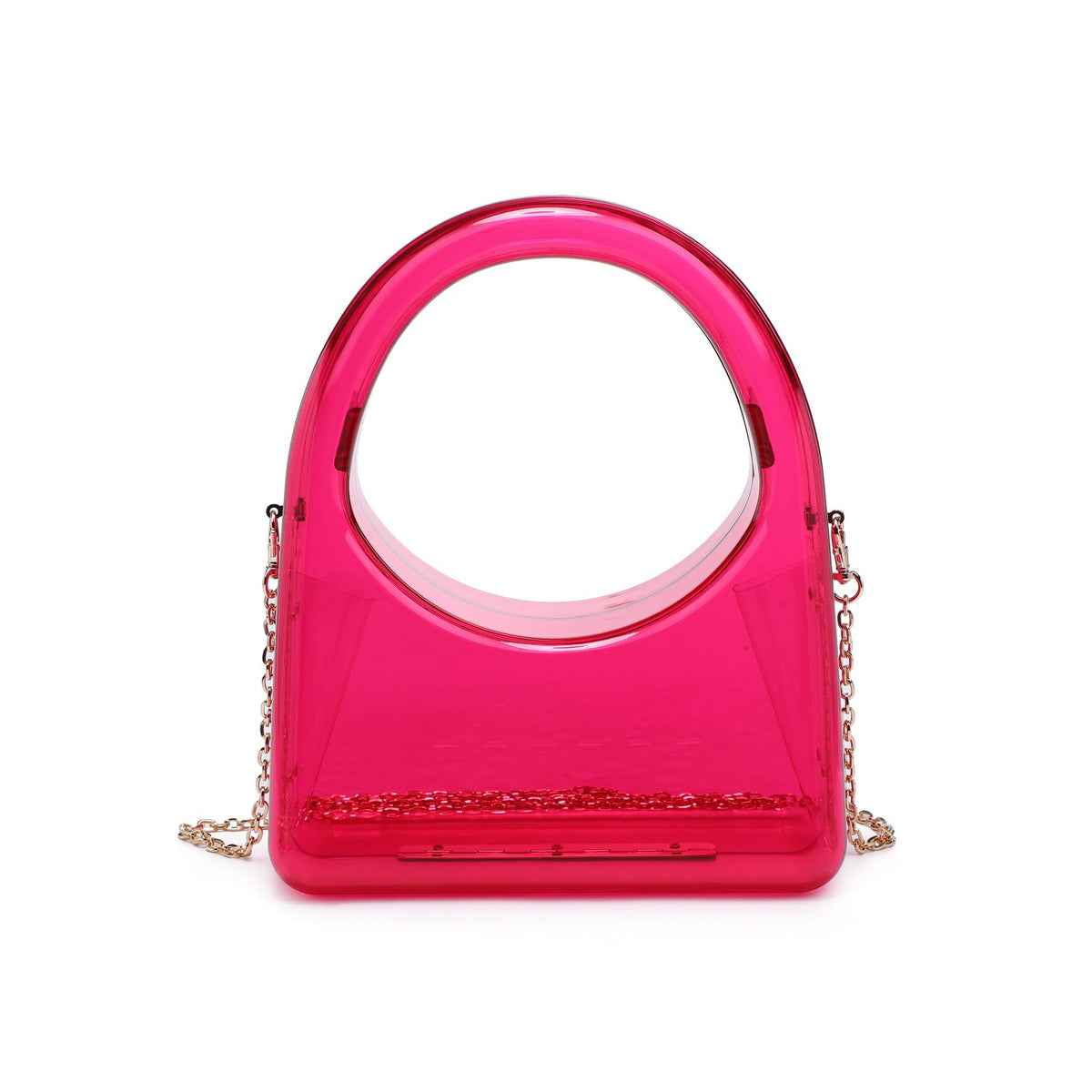 Woman wearing Magenta Urban Expressions Zoila Evening Bag 840611116901 View 5 | Magenta