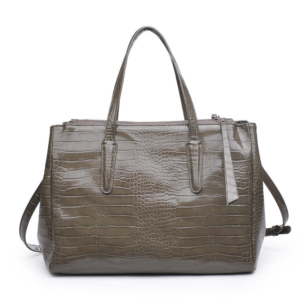 Woman wearing Olive Urban Expressions Nora Satchel 840611167378 View 7 | Olive