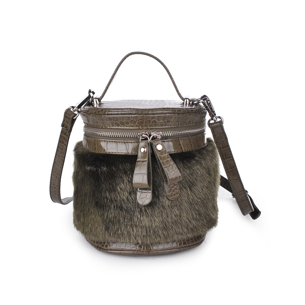 Woman wearing Olive Urban Expressions Fonda Crossbody NA-840611153982 View 5 | Olive