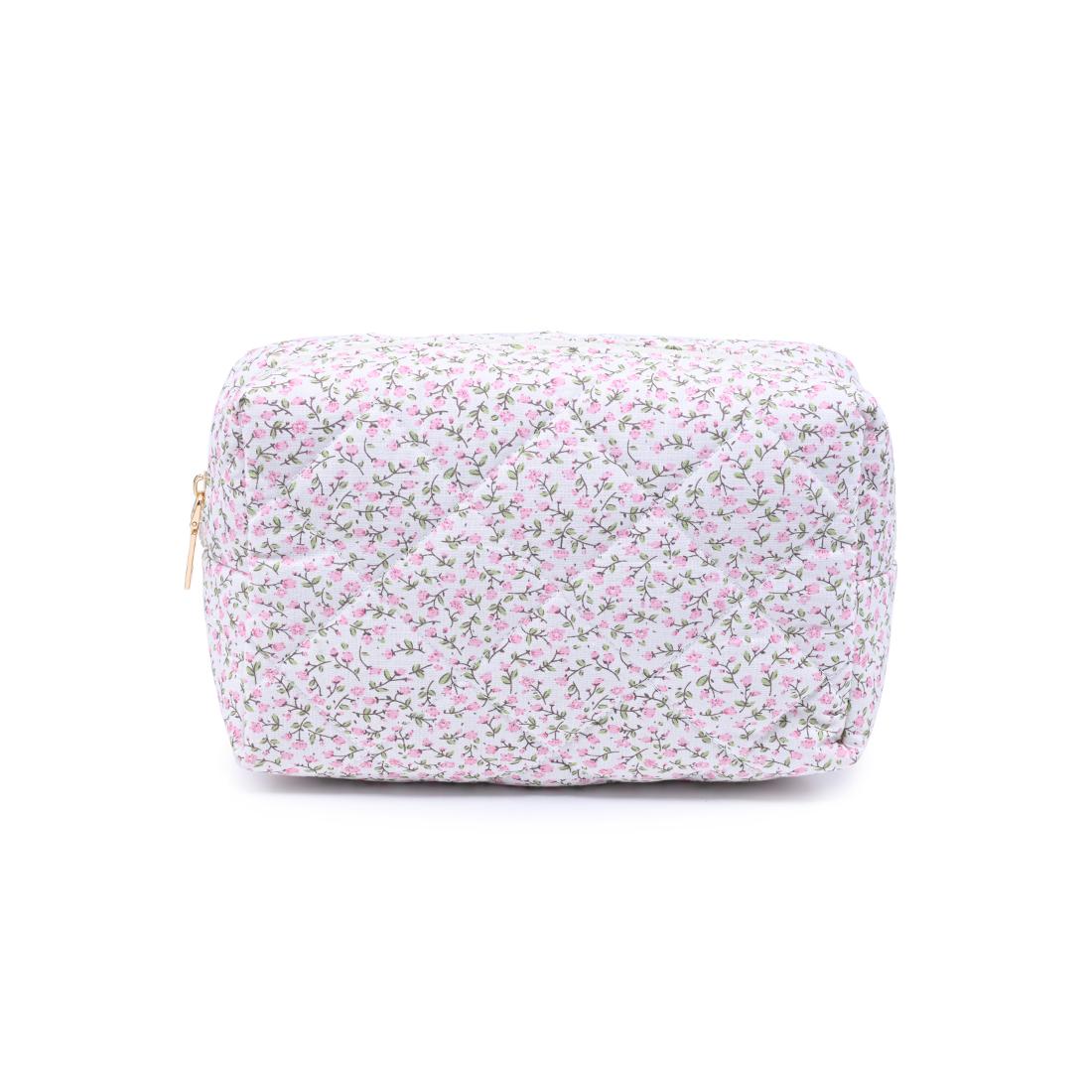 Urban Essentials Garden Glow Cosmetic & Travel Organizer Pouch 840504209888 View 5 | Soft Blush Floral