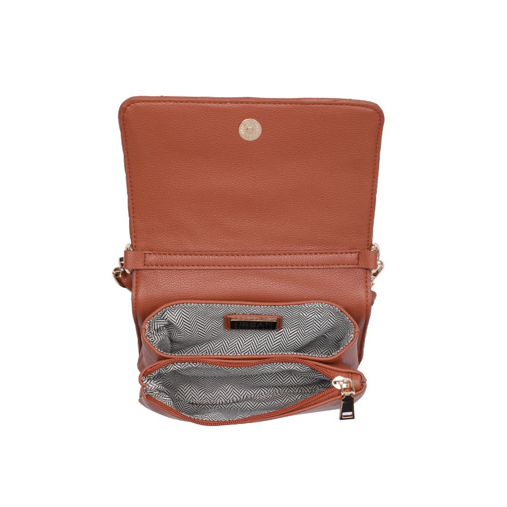 Product Image of Urban Expressions Genny - Chevron Stitch Crossbody 818209011082 View 8 | Tan