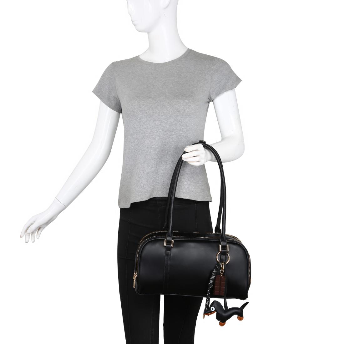 Product Image of Urban Expressions Ione Shoulder Bag 840611198082 View 5 | Matte Black