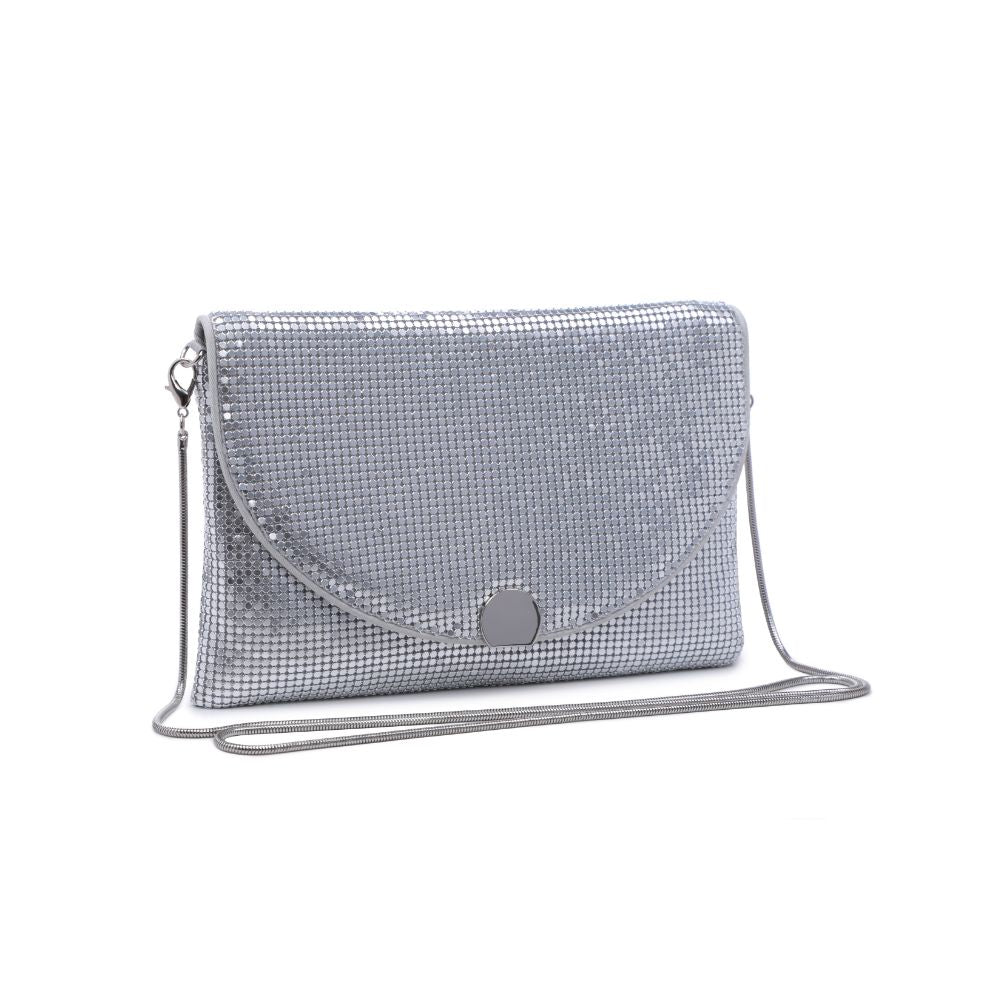 Product Image of Urban Expressions Febe Evening Bag 818209011389 View 6 | Silver
