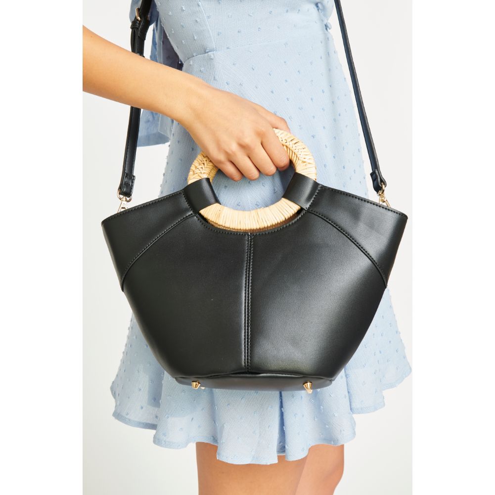 Woman wearing Black Urban Expressions Zadar Top Handle 840611168924 View 2 | Black