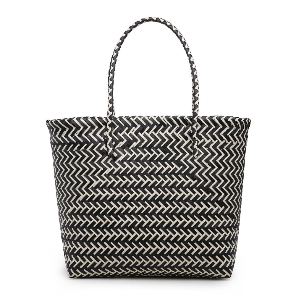 Product Image of Urban Expressions Palomas Tote NA-840611162137 View 3 | Black Beige
