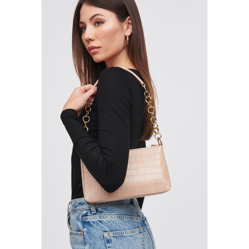 Woman wearing Natural Urban Expressions Aster Shoulder Bag 818209015486 View 2 | Natural