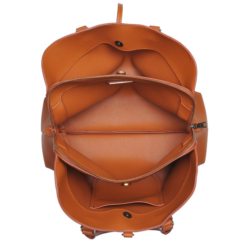 Product Image of Urban Expressions Ryker Satchel 840611126825 View 4 | Tan