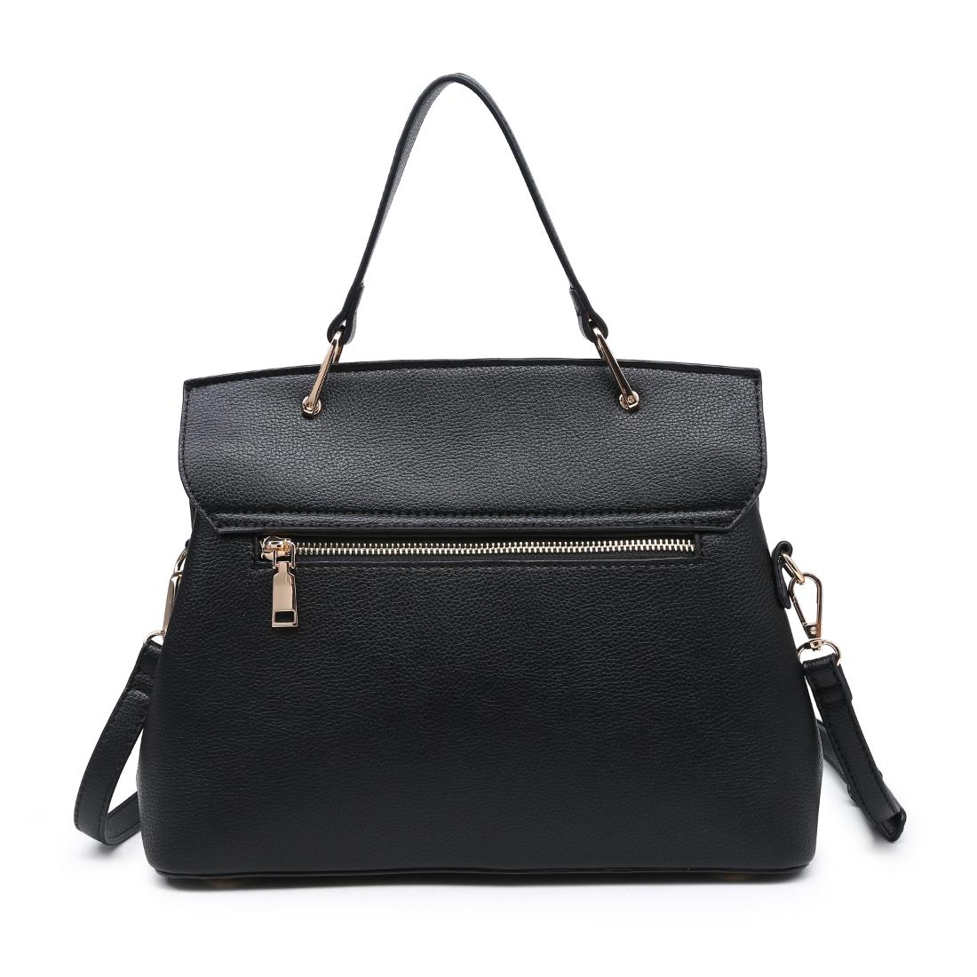 Urban Expressions Nico Satchel 840504213816 View 3 | Black