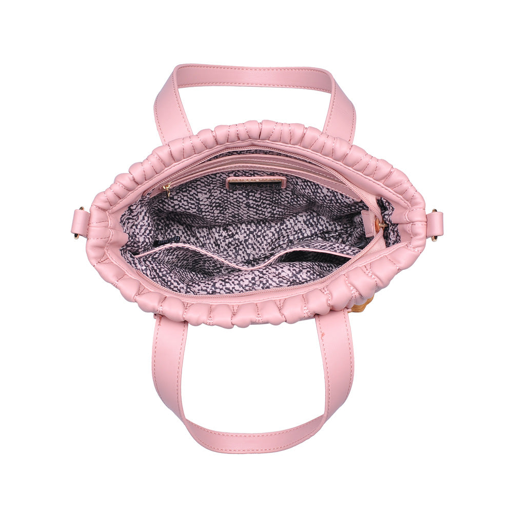 Woman wearing Pink Urban Expressions Esperanza Tote NA-840611158710 View 9 | Pink
