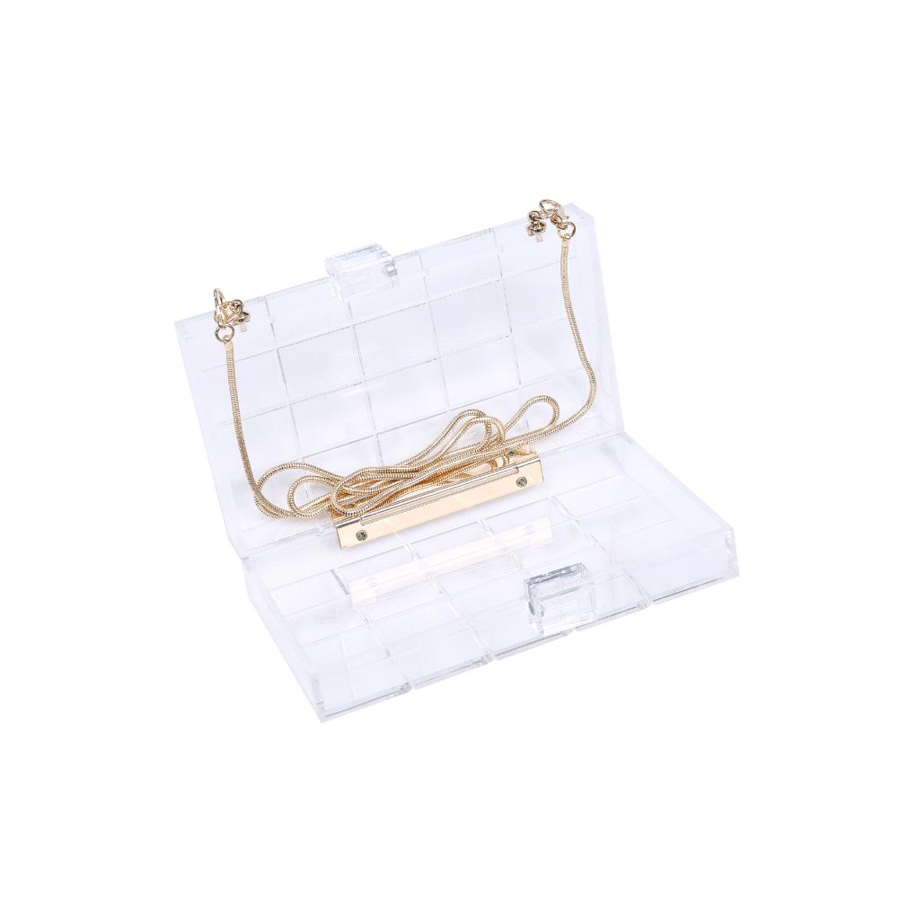 Product Image of Urban Expressions Nisha Evening Bag 840611184436 View 8 | Clear