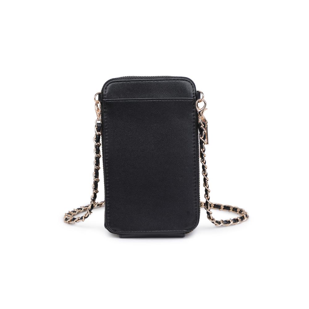Woman wearing Black Urban Expressions Bodie Cell Phone Crossbody 840611123343 View 7 | Black