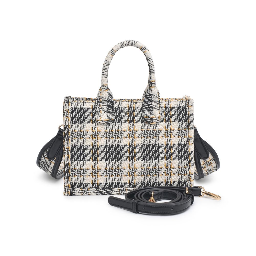 Product Image of Urban Expressions Edina - Plaid Crossbody 840611103079 View 5 | Black