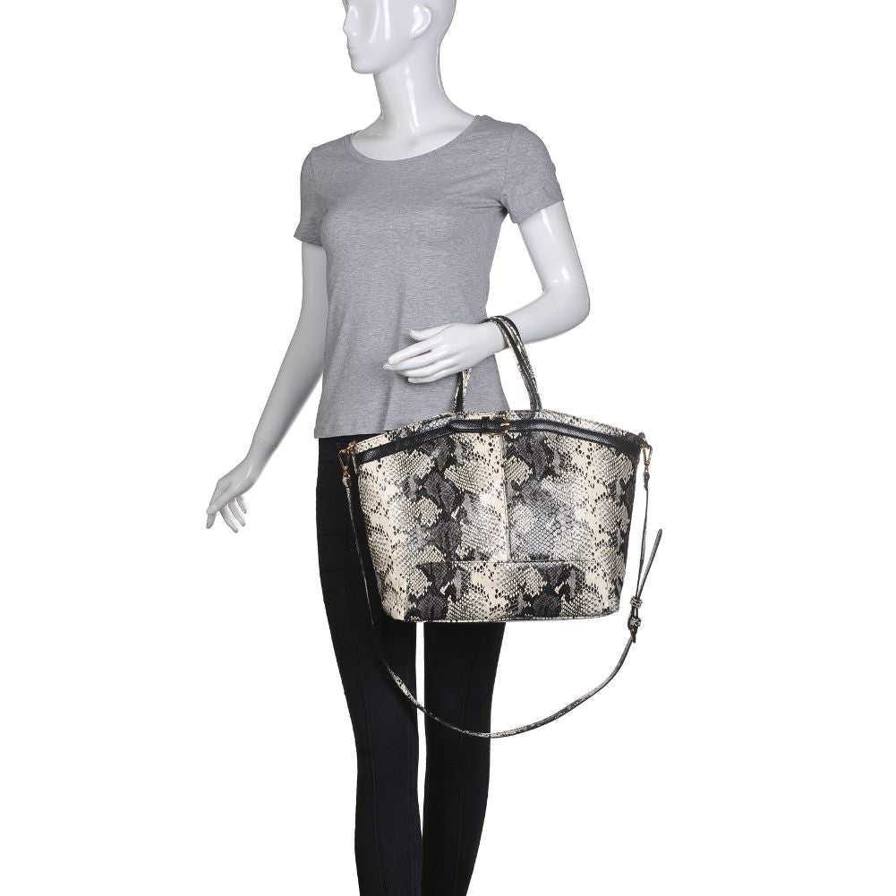 Product Image of Urban Expressions Simone Tote 840611171849 View 5 | Black White