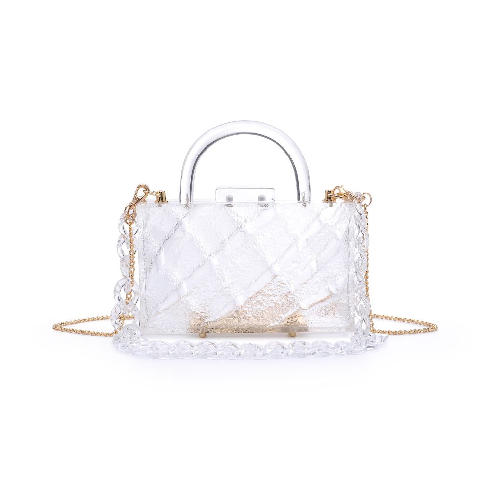 Product Image of Urban Expressions Diana Evening Bag 840611177308 View 5 | Clear