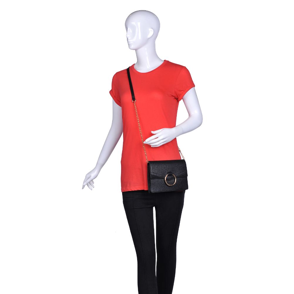 Product Image of Urban Expressions Ella Pebble Crossbody NA-840611162892 View 5 | Black