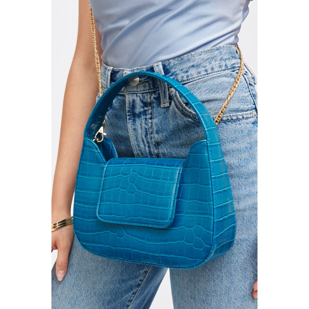 Woman wearing Azure Urban Expressions Esther Shoulder Bag 840611182470 View 1 | Azure