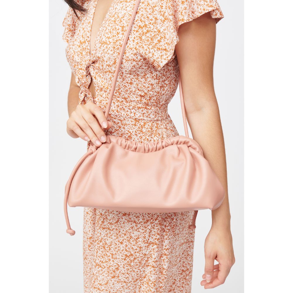 Woman wearing Pink Urban Expressions Macie Clutch 840611182418 View 1 | Pink