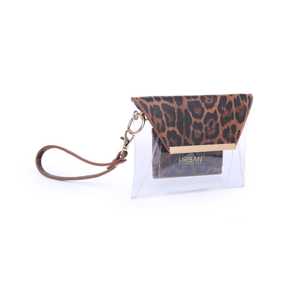 Product Image of Urban Expressions Reese Wristlet NA-840611163370 View 2 | Leopard