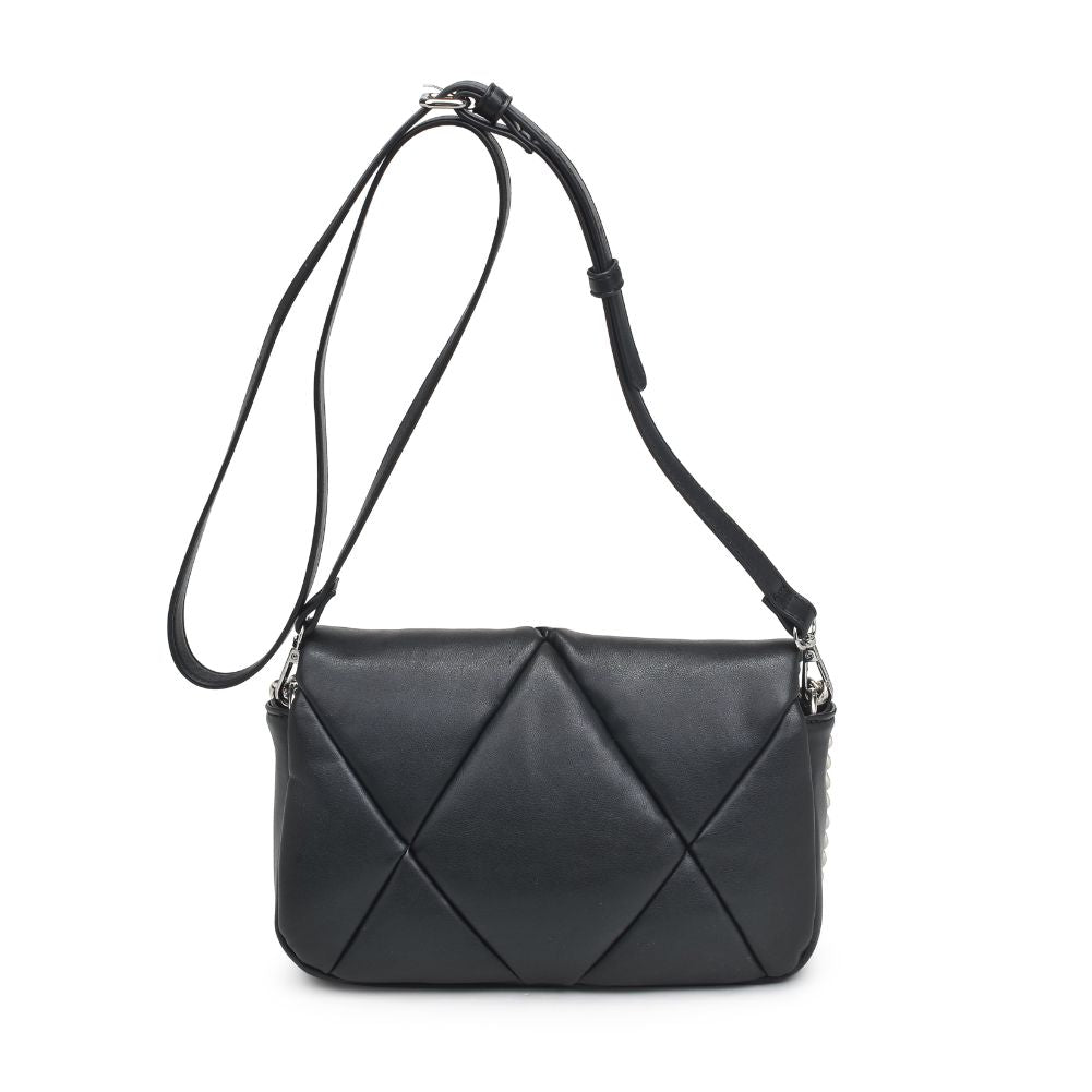 Woman wearing Black Urban Expressions Anderson Crossbody 840611113788 View 7 | Black
