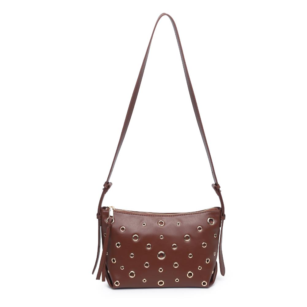 Product Image of Urban Expressions Taran Crossbody 840611194282 View 5 | Chocolate
