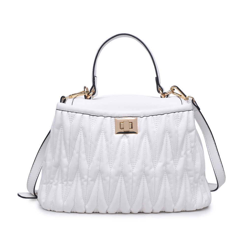 Product Image of Urban Expressions Peggy Satchel 840611160355 View 1 | White