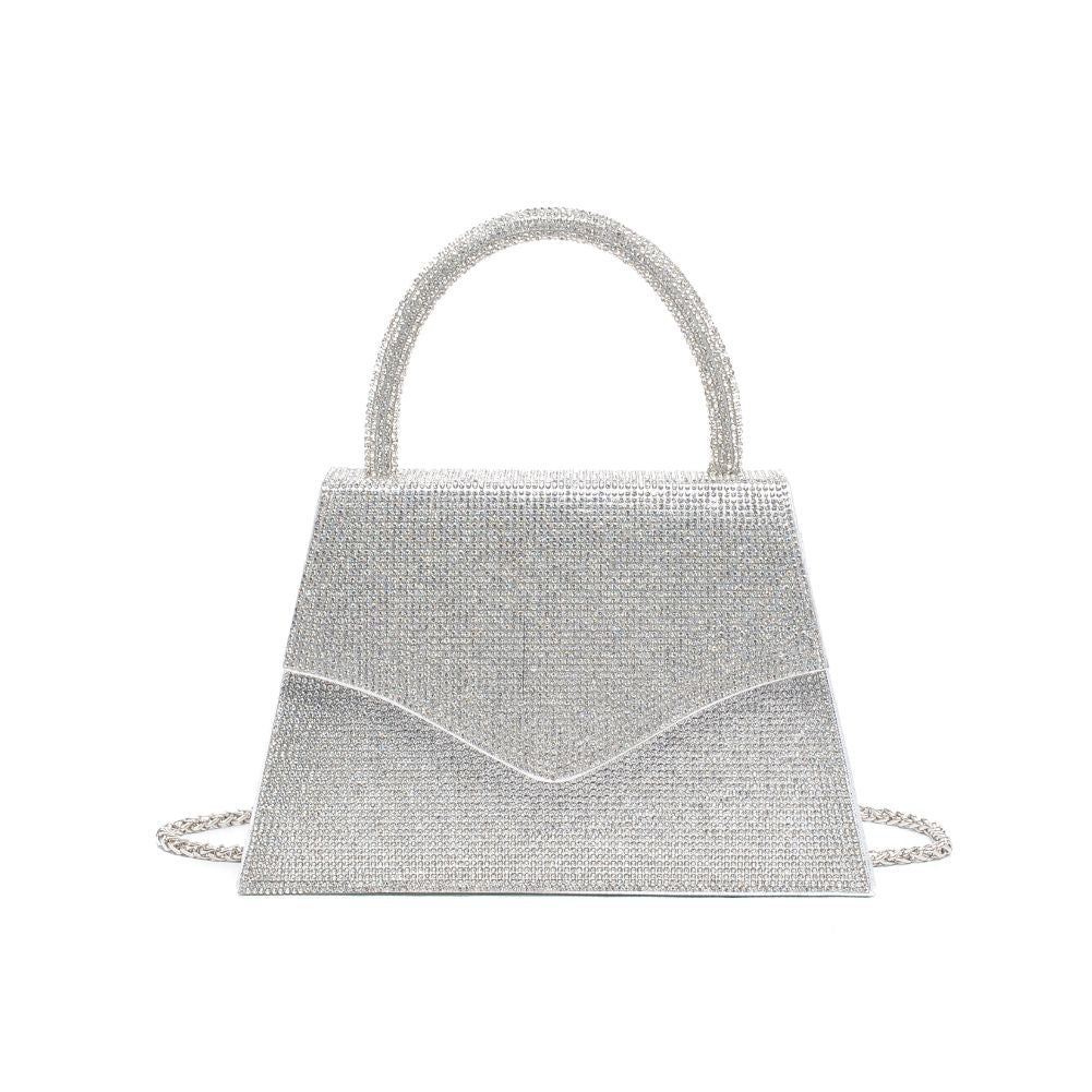 Product Image of Urban Expressions Bonita Evening Bag 840611104427 View 5 | Silver