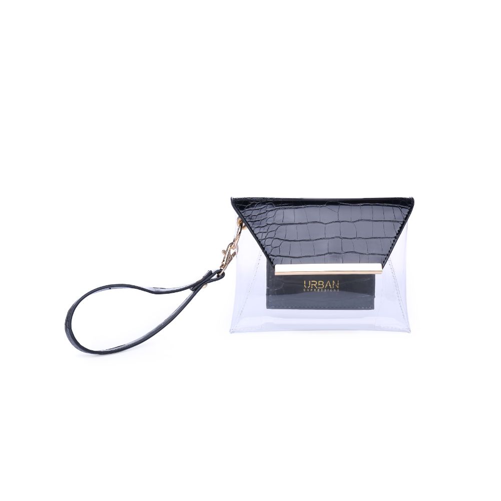 Product Image of Urban Expressions Reese - Croc Wristlet 840611163387 View 5 | Black
