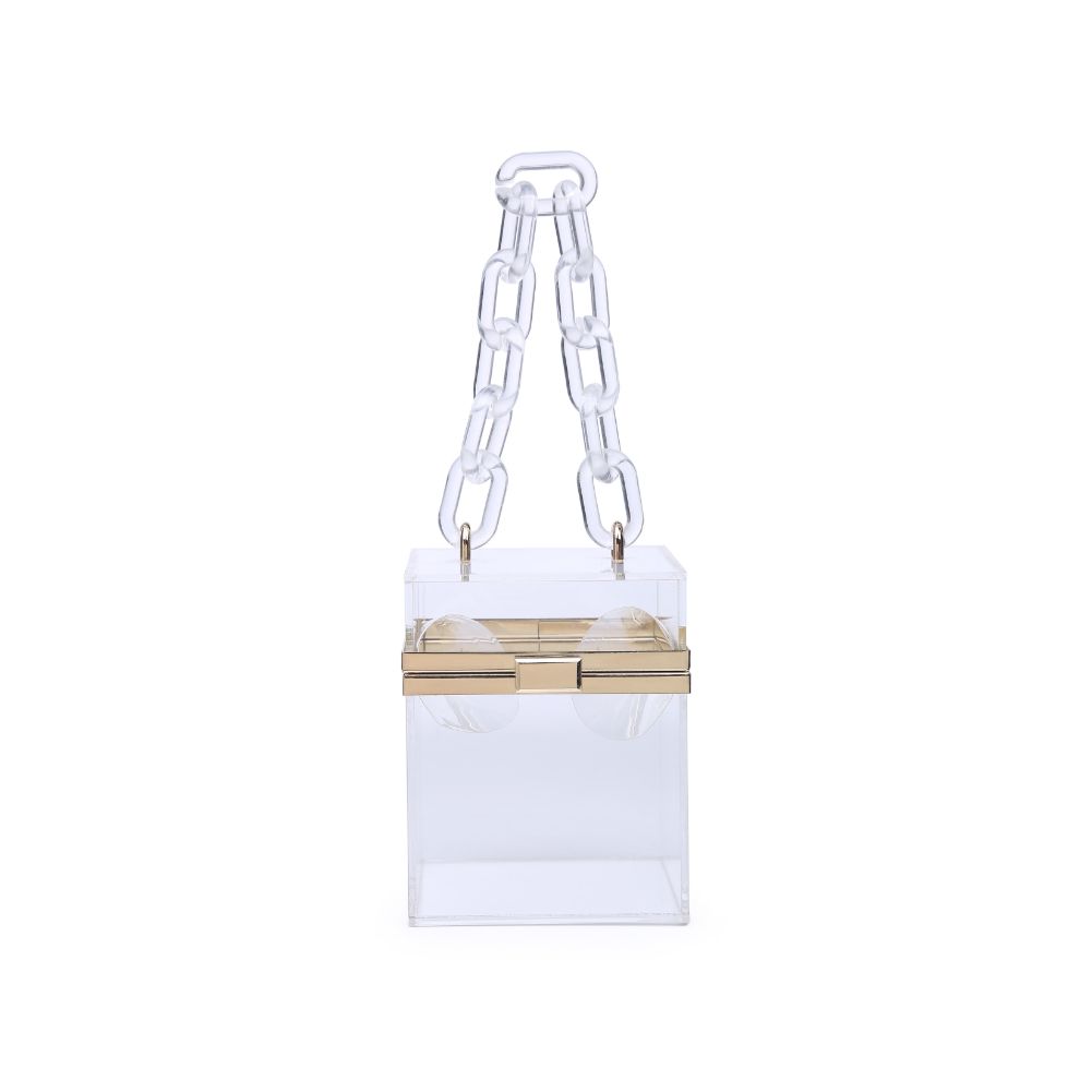 Product Image of Urban Expressions Cardi Evening Bag 840611167835 View 1 | Clear