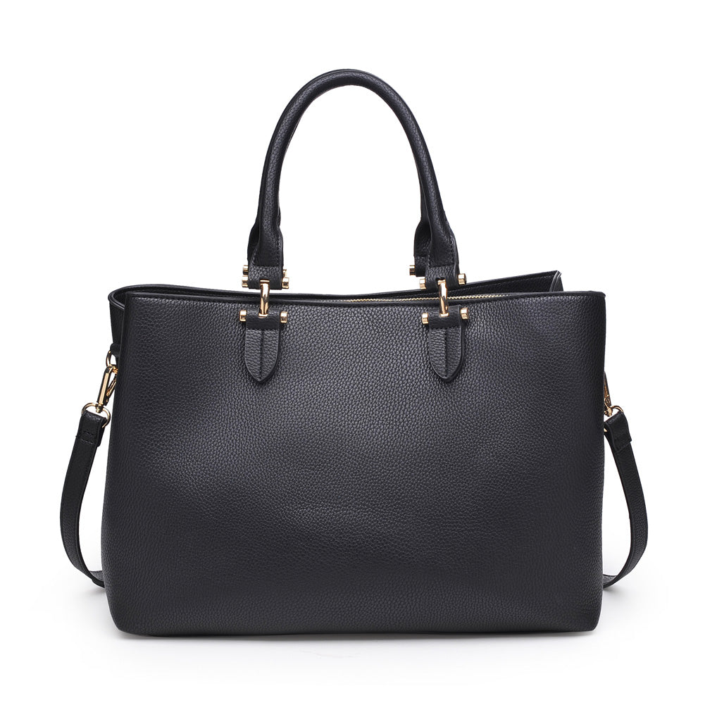 Product Image of Urban Expressions Liverpool Satchel NA-840611153418 View 3 | Black