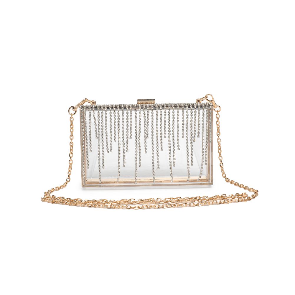 Product Image of Urban Expressions Jazzy Minaudiere 840611184962 View 5 | Clear