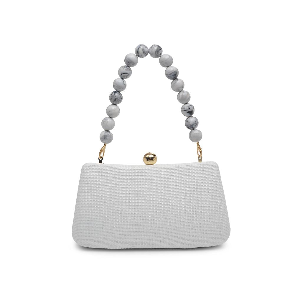 Product Image of Urban Expressions Wilma Evening Bag 818209019125 View 7 | White