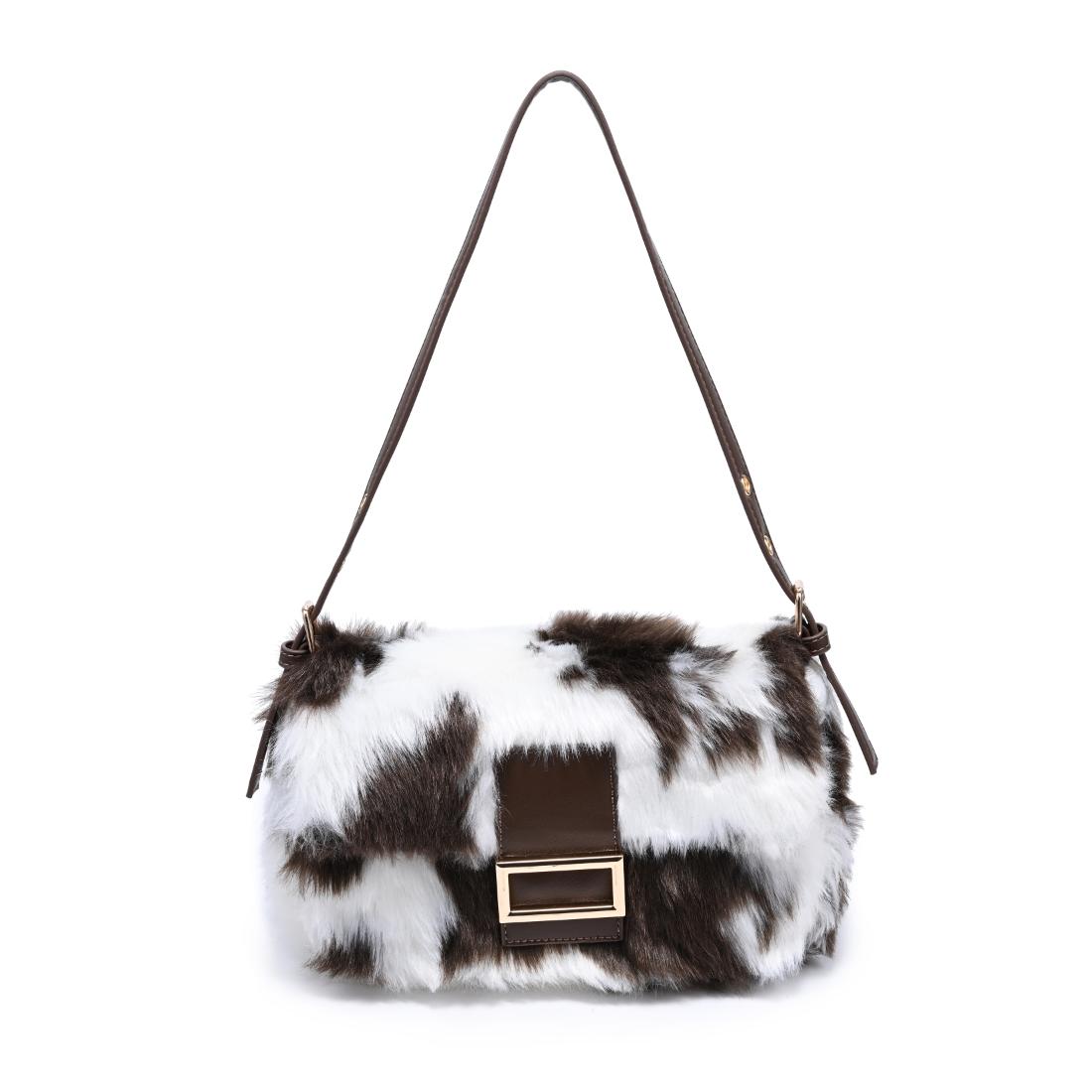 Urban Expressions Beverly - Faux Fur Crossbody 840504212468 View 5 | Cow
