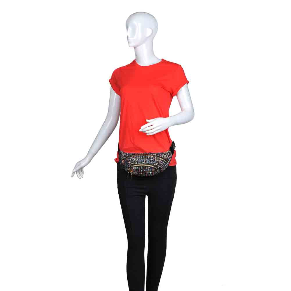 Product Image of Urban Expressions Dolly Belt Bag NA-840611147370 View 5 | Black