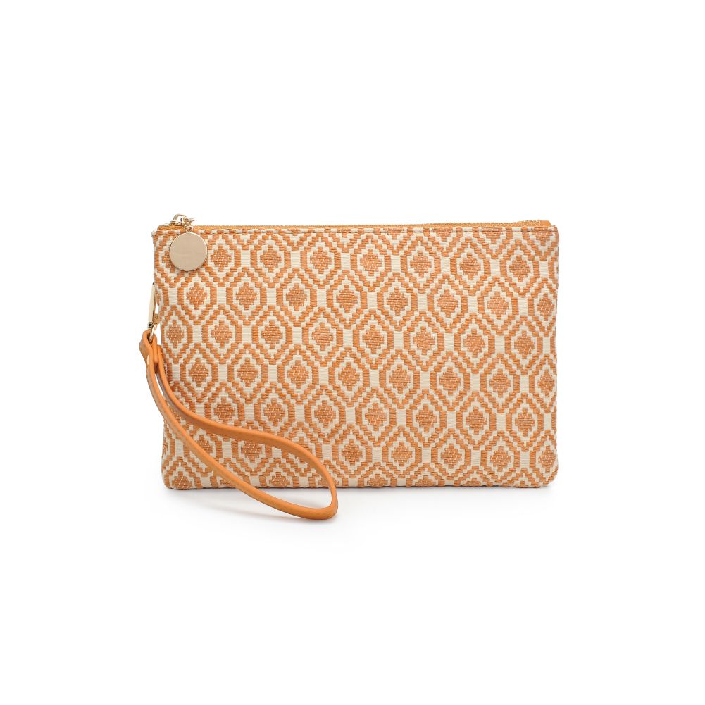 Product Image of Urban Expressions Joan - Jacquard Wristlet 840611181152 View 5 | Caramel
