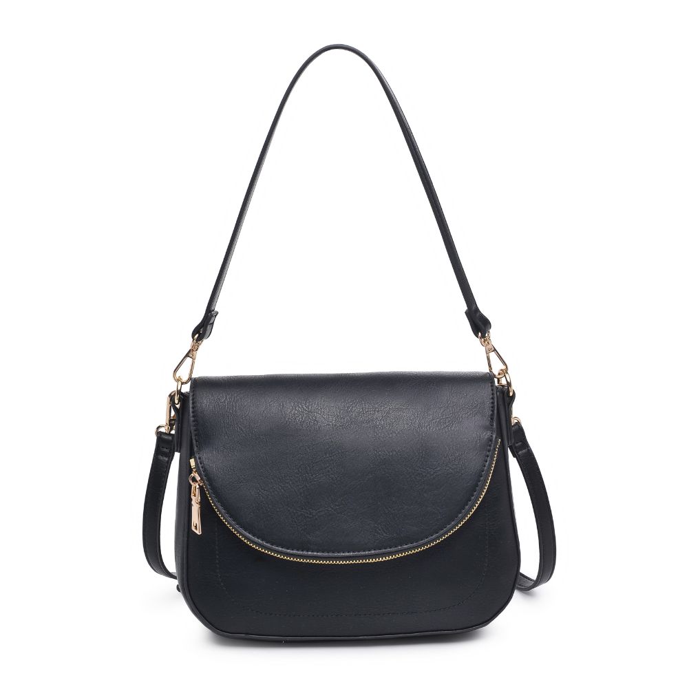 Woman wearing Black Urban Expressions Nellie Crossbody 840611105158 View 5 | Black