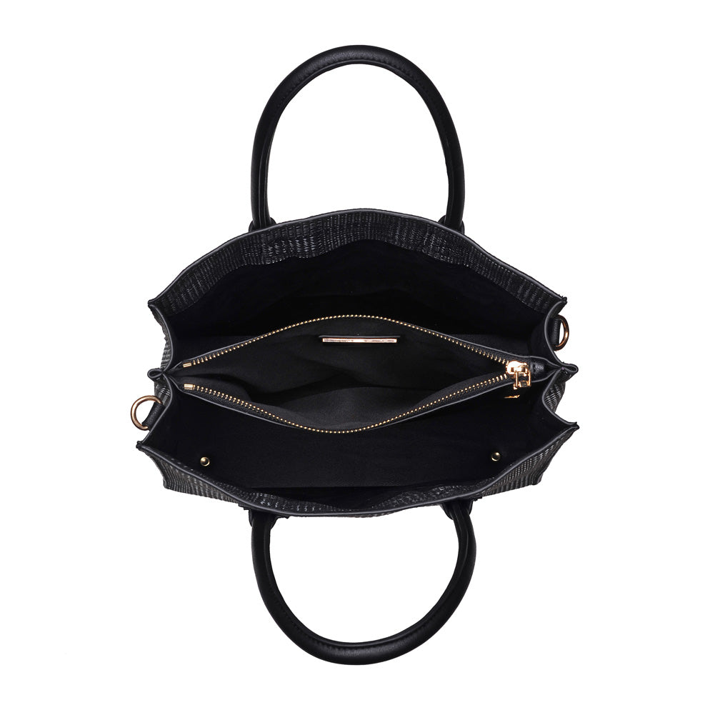 Woman wearing Black Urban Expressions Brynn Satchel NA-840611153135 View 9 | Black