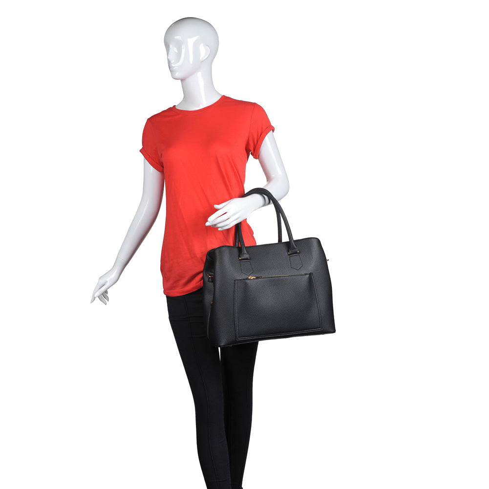 Product Image of Urban Expressions Leighton Satchel NA-840611151070 View 5 | Black