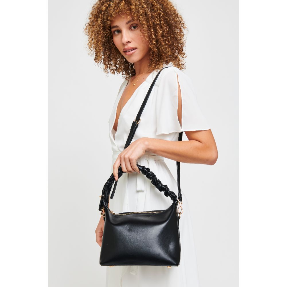 Woman wearing Black Urban Expressions Maddie Crossbody 840611179319 View 1 | Black