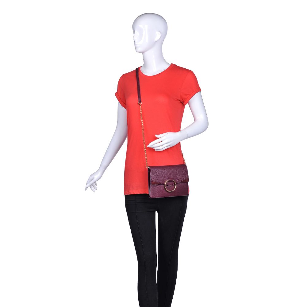 Product Image of Urban Expressions Ella Pebble Crossbody NA-840611162908 View 5 | Plum