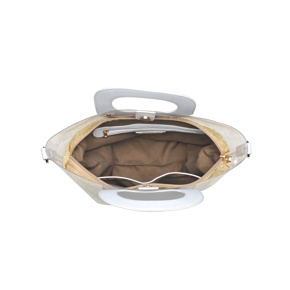 Product Image of Urban Expressions Joplin Satchel NA-840611144447 View 4 | White