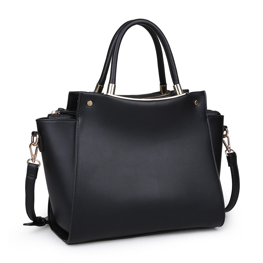 Product Image of Urban Expressions Greyson Satchel NA-840611149718 View 2 | Black