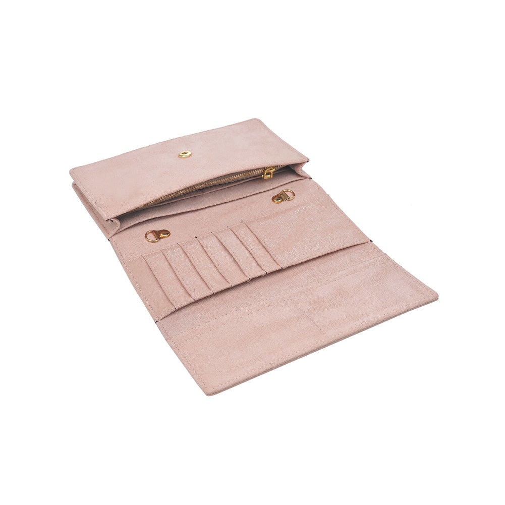 Product Image of Urban Expressions Jolie Shimmer Wallet NA-840611145666 View 4 | Cotton Candy