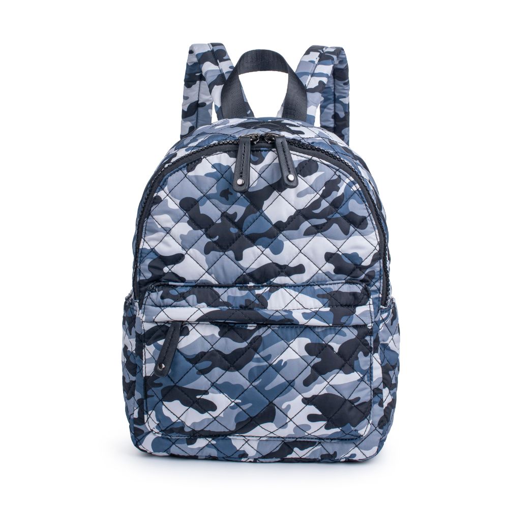 Urban Expressions Swish Backpack 840611175786 View 5 | Blue Camo