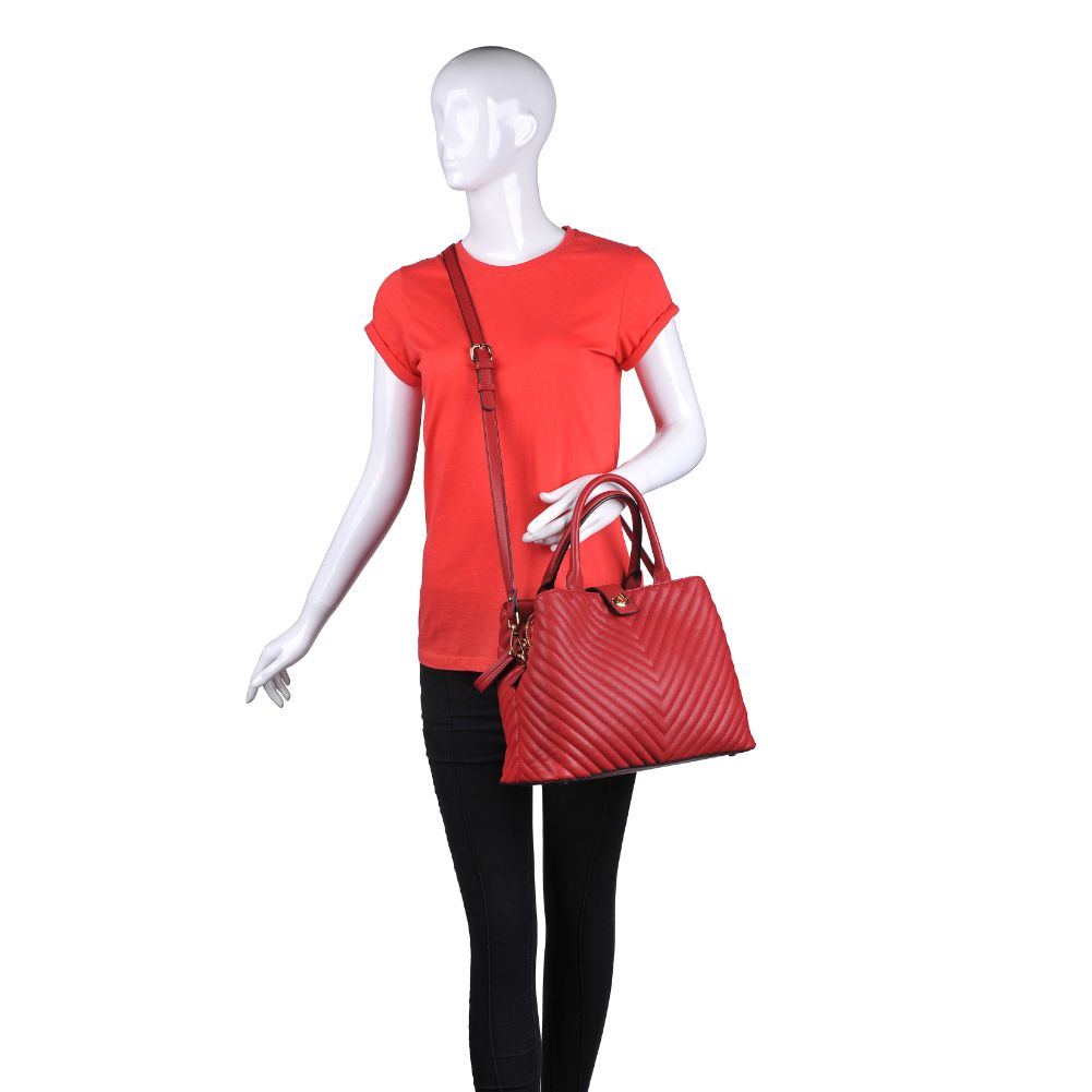 Product Image of Urban Expressions Gazer Satchel NA-840611161932 View 5 | Red