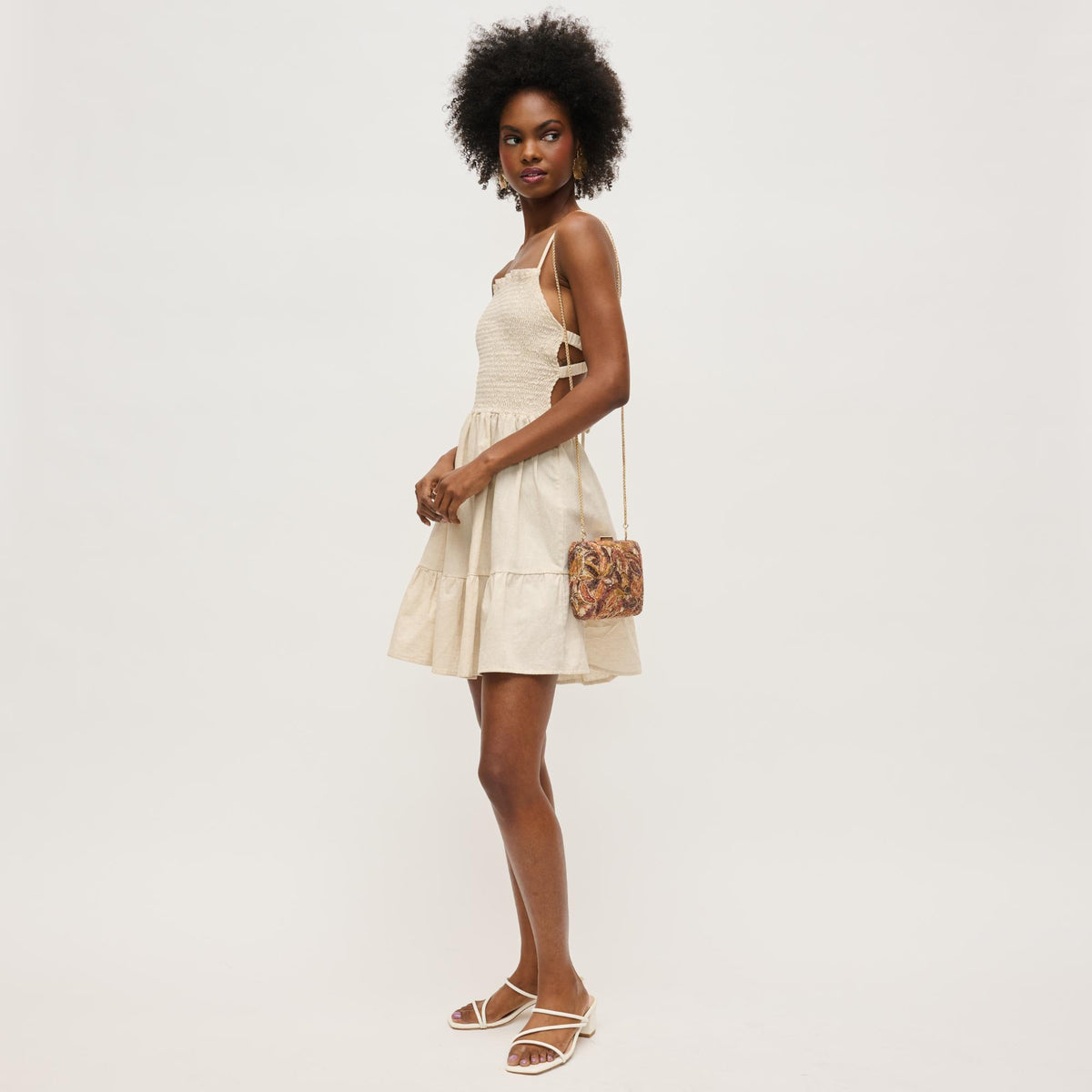 Woman wearing Multi Urban Expressions Ayla Evening Bag 840611149183 View 2 | Multi