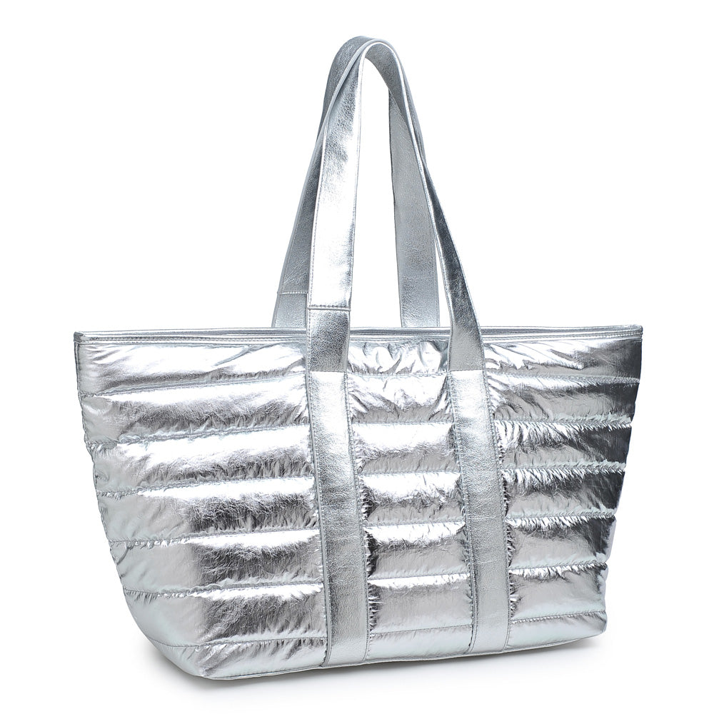 Product Image of Urban Expressions Flight Tote NA-840611148780 View 2 | Silver