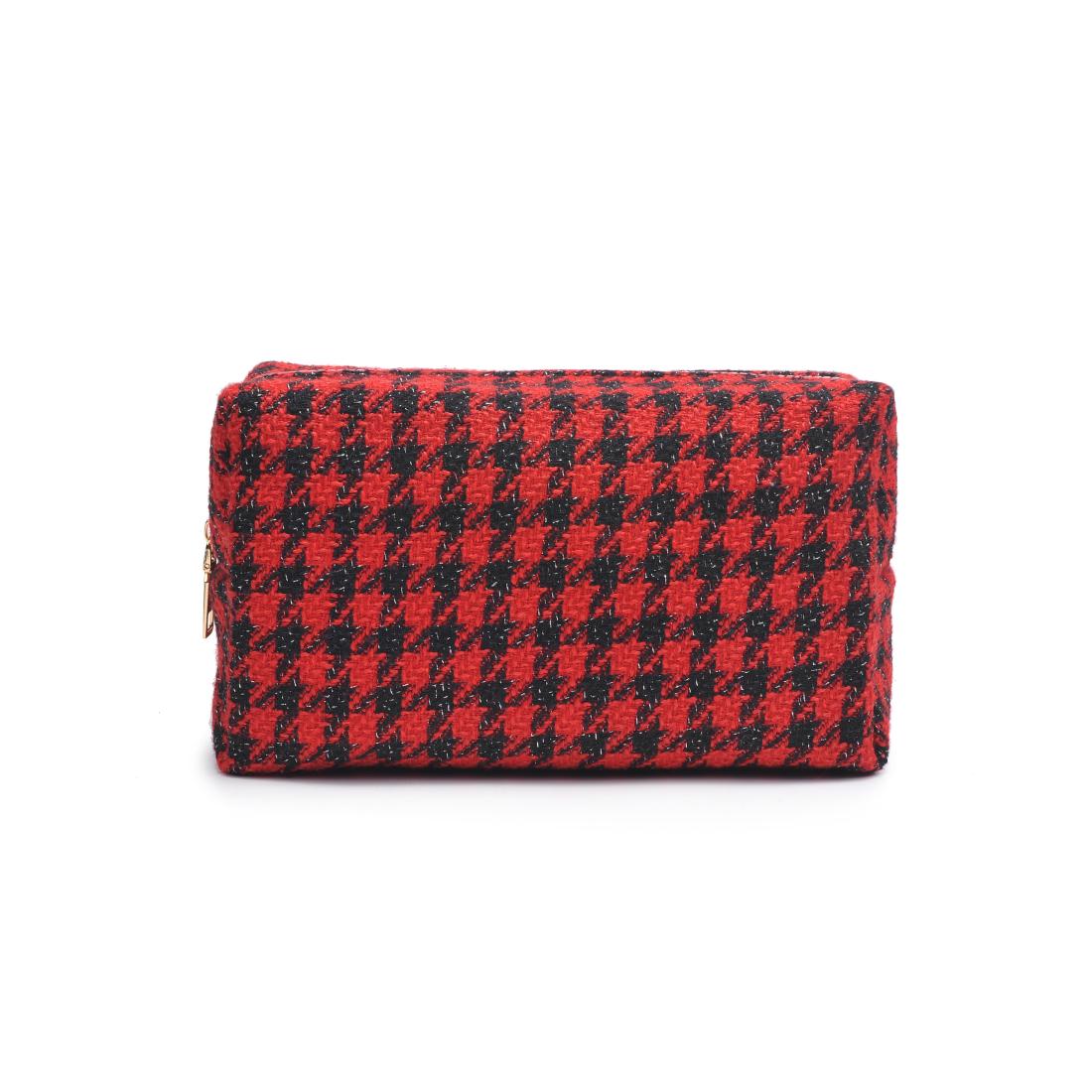 Urban Essentials Haute Tooth Cosmetic & Travel Organizer Pouch 840611197214 View 5 | Red